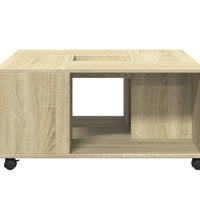 Couchtisch Sonoma-Eiche 80x80x40 cm Holzwerkstoff