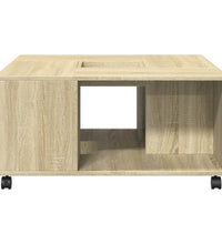 Couchtisch Sonoma-Eiche 80x80x40 cm Holzwerkstoff