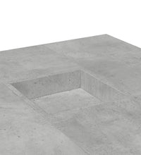 Couchtisch Betongrau 80x80x40 cm Holzwerkstoff