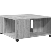 Couchtisch Grau Sonoma 80x80x40 cm Holzwerkstoff