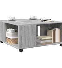 Couchtisch Grau Sonoma 80x80x40 cm Holzwerkstoff