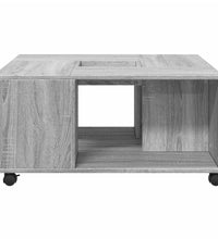 Couchtisch Grau Sonoma 80x80x40 cm Holzwerkstoff