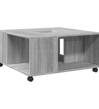 Couchtisch Grau Sonoma 80x80x40 cm Holzwerkstoff