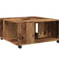 Couchtisch Altholz-Optik 80x80x40 cm Holzwerkstoff