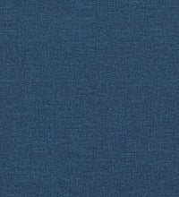 Schaukelsessel mit Hocker Blau Stoff