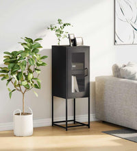 Sideboard Schwarz 36x39x107 cm Kaltgewalzter Stahl