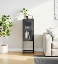 Sideboard Schwarz 36x39x107 cm Kaltgewalzter Stahl