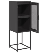 Sideboard Schwarz 36x39x107 cm Kaltgewalzter Stahl