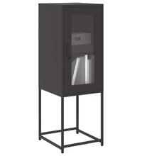 Sideboard Schwarz 36x39x107 cm Kaltgewalzter Stahl