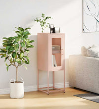 Sideboard Rosa 36x39x107 cm Kaltgewalzter Stahl