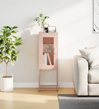 Sideboard Rosa 36x39x107 cm Kaltgewalzter Stahl