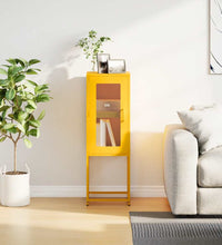 Sideboard Senfgelb 36x39x107 cm Kaltgewalzter Stahl