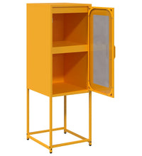Sideboard Senfgelb 36x39x107 cm Kaltgewalzter Stahl