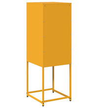 Sideboard Senfgelb 36x39x107 cm Kaltgewalzter Stahl
