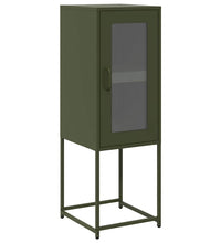 Sideboard Olivgrün 36x39x107 cm Kaltgewalzter Stahl