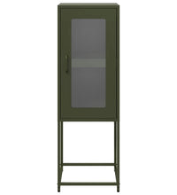 Sideboard Olivgrün 36x39x107 cm Kaltgewalzter Stahl