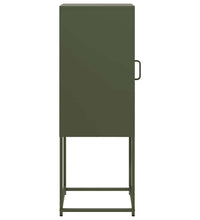 Sideboard Olivgrün 36x39x107 cm Kaltgewalzter Stahl