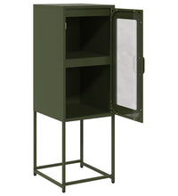 Sideboard Olivgrün 36x39x107 cm Kaltgewalzter Stahl