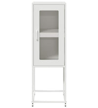 Sideboard Weiß 36x39x107 cm Kaltgewalzter Stahl