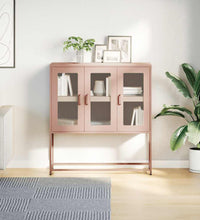 Sideboard Rosa 100,5x39x107 cm Kaltgewalzter Stahl