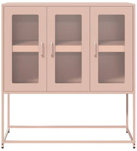 Sideboard Rosa 100,5x39x107 cm Kaltgewalzter Stahl