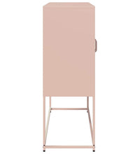 Sideboard Rosa 100,5x39x107 cm Kaltgewalzter Stahl