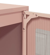 Sideboard Rosa 100,5x39x107 cm Kaltgewalzter Stahl