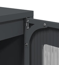Sideboard Anthrazit 100,5x39x107 cm Kaltgewalzter Stahl