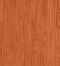Hochbett mit Schreibtisch & Stühlen Braun 90x200 cm Kiefernholz