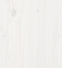 Hochbett mit Schreibtisch & Stühlen Weiß 80x200 cm Kiefernholz