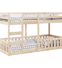 Etagenbett 80x200 cm Massivholz Kiefer