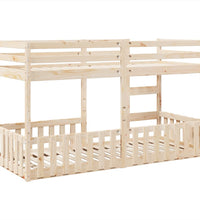 Etagenbett 80x200 cm Massivholz Kiefer