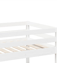 Etagenbett Weiß 80x200 cm Massivholz Kiefer