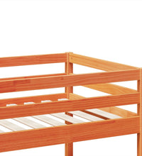 Etagenbett Wachsbraun 80x200 cm Massivholz Kiefer