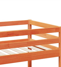 Etagenbett Wachsbraun 75x190 cm Massivholz Kiefer