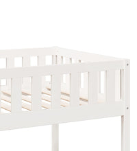 Etagenbett Weiß 90x200 cm Massivholz Kiefer