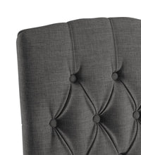 Esszimmerstühle 4 Stk. Grau Leinen-Optik Stoff