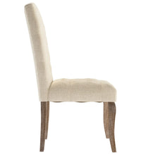 Esszimmerstühle 4 Stk. Beige Leinenoptik Stoff