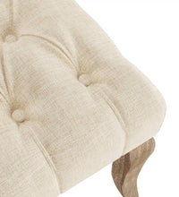 Esszimmerstühle 4 Stk. Beige Leinenoptik Stoff