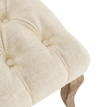 Esszimmerstühle 6 Stk. Beige Leinen-Optik Stoff
