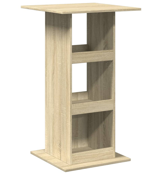 Bartisch mit Ablagen Sonoma-Eiche 60x60x102 cm Holzwerkstoff