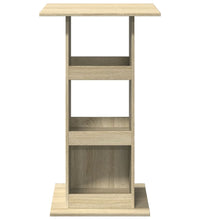 Bartisch mit Ablagen Sonoma-Eiche 60x60x102 cm Holzwerkstoff