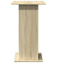 Bartisch mit Ablagen Sonoma-Eiche 60x60x102 cm Holzwerkstoff