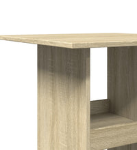 Bartisch mit Ablagen Sonoma-Eiche 60x60x102 cm Holzwerkstoff
