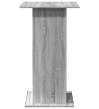 Bartisch mit Ablagen Grau Sonoma 60x60x102 cm Holzwerkstoff