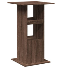 Bartisch mit Ablagen Braun Eiche 60x60x102 cm Holzwerkstoff