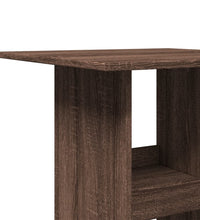 Bartisch mit Ablagen Braun Eiche 60x60x102 cm Holzwerkstoff