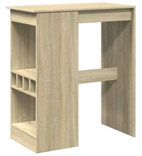 Bartisch mit Regal Sonoma-Eiche 90x47,5x103,5 cm Holzwerkstoff