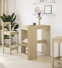 Bartisch mit Regal Sonoma-Eiche 90x47,5x103,5 cm Holzwerkstoff