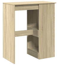 Bartisch mit Regal Sonoma-Eiche 90x47,5x103,5 cm Holzwerkstoff